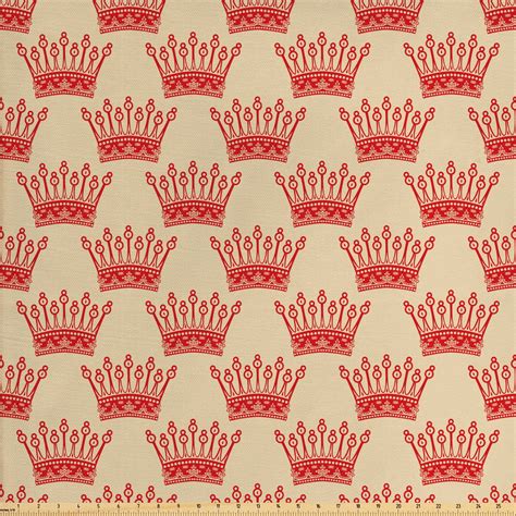 Queen Crown Fabric 